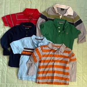 4T polo shirt set